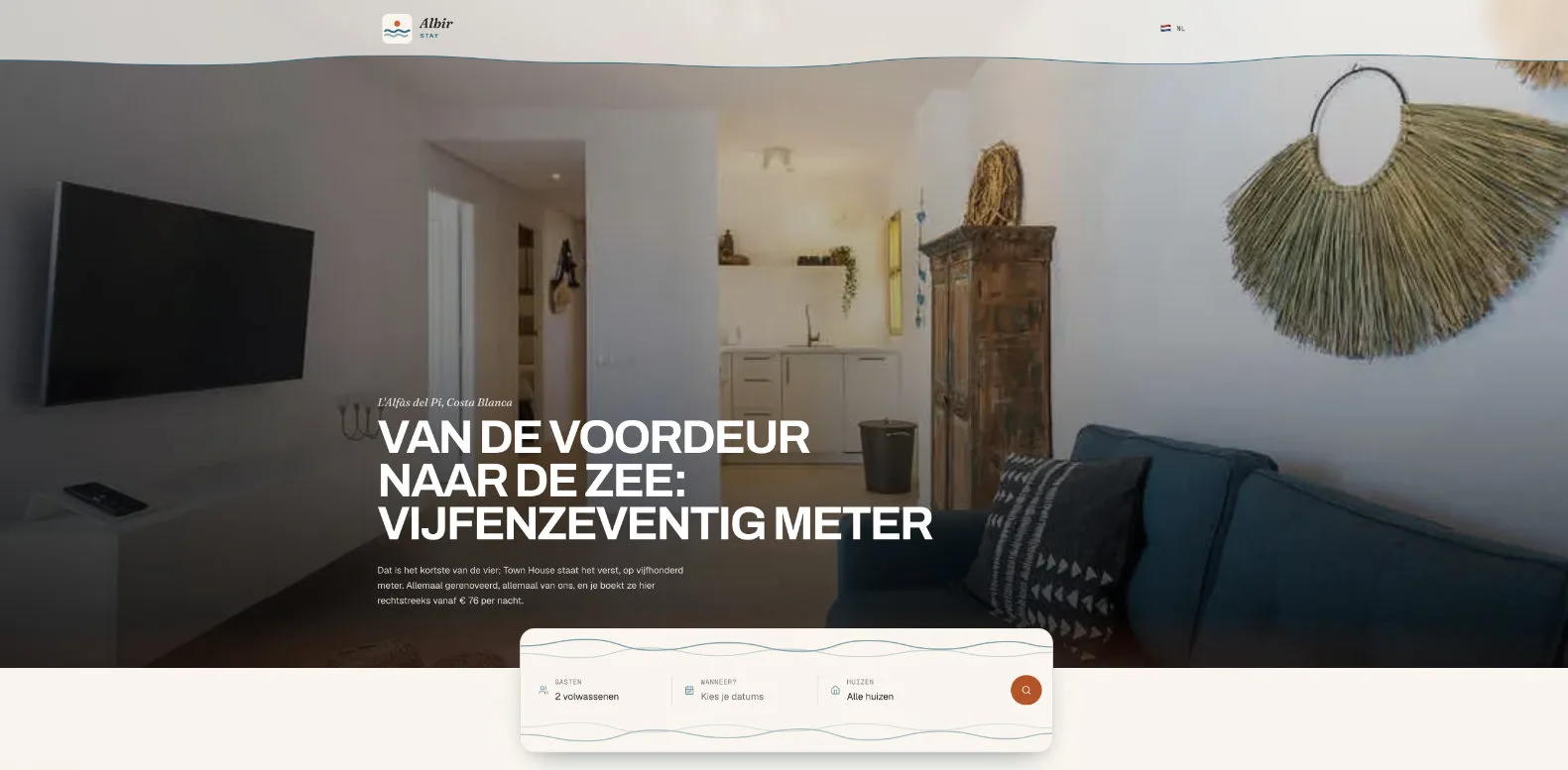 Casa Redonda — Website voor de 4 appartementen / huizen in Albir.