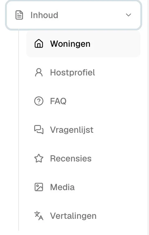 Casa Redonda — Volledig aangepaste admin waar je de advertenties / faq en vertalingen kan aanpassen.